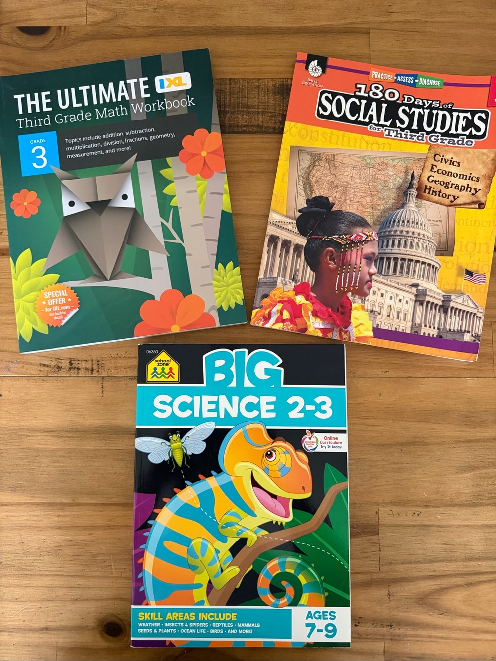 Homeschool 3 subject bundle New!